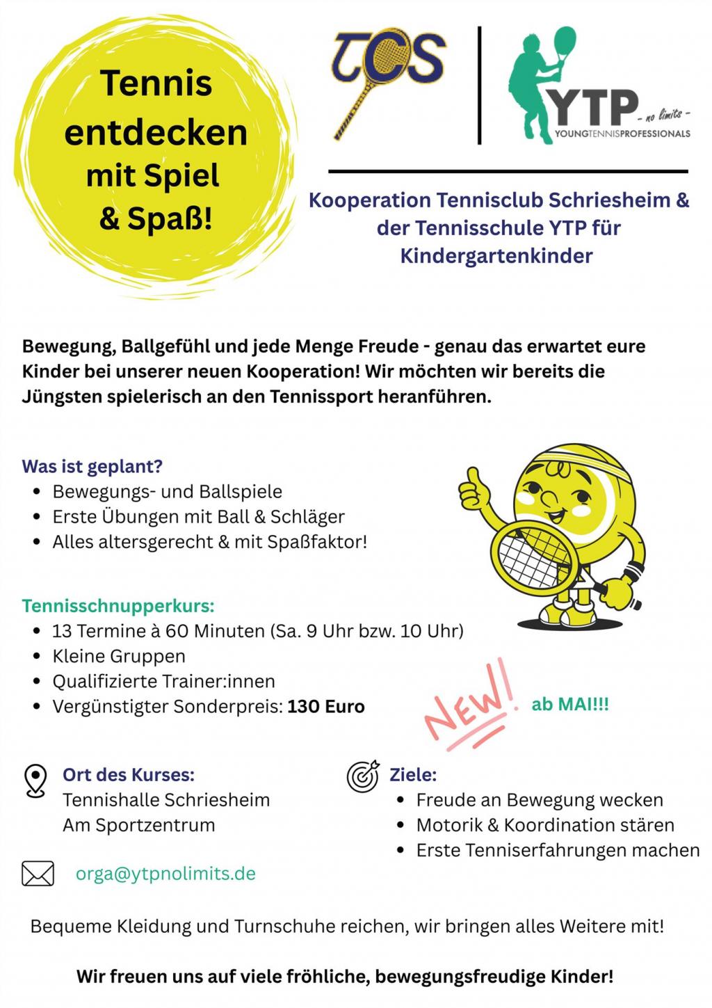 S Sommer 2026 Tennis entdecken